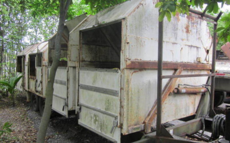 4-Compartment Recycling Trailer 1